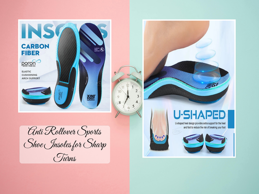 Anti Rollover Sports Shoe Insoles for Sharp Turns