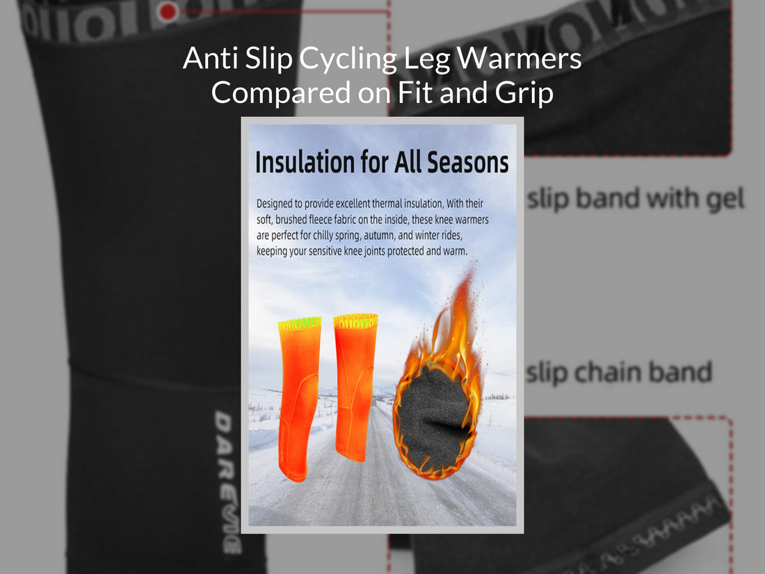 Anti Slip Cycling Leg Warmers Compared on Fit and Grip