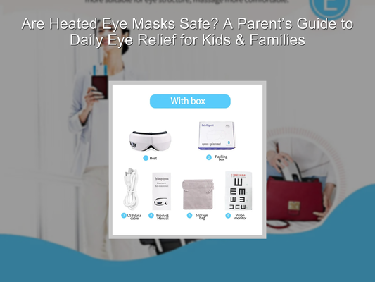 Are Heated Eye Masks Safe? A Parent’s Guide to Daily Eye Relief for Kids & Families