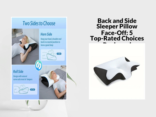 Back and Side Sleeper Pillow Face-Off: 5 Top-Rated Choices Reviewed