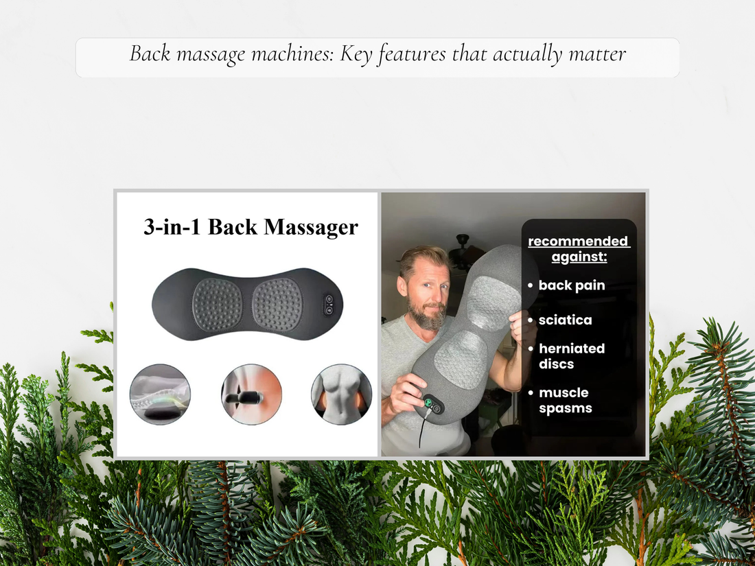 Back massage machines: Key features that actually matter