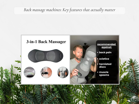 Back massage machines: Key features that actually matter