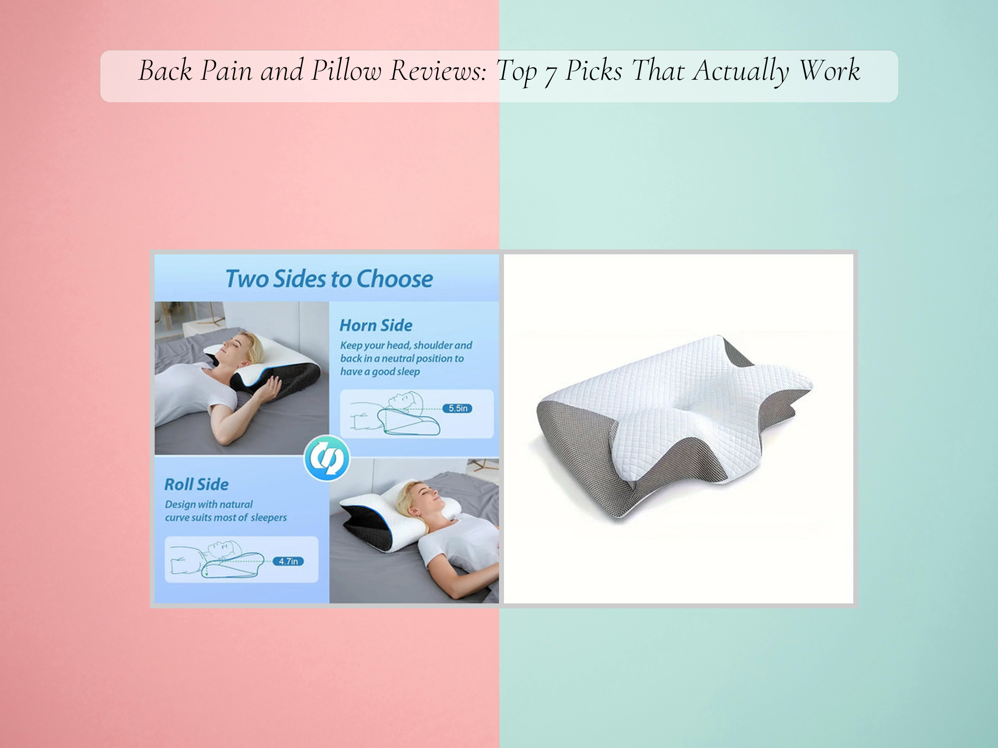 Back Pain and Pillow Reviews: Top 7 Picks That Actually Work – KentDO ...