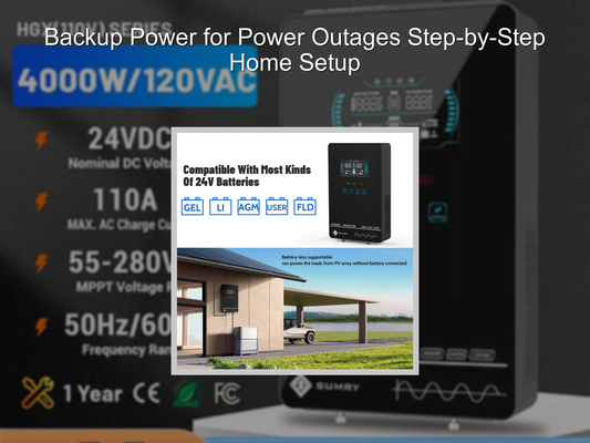 Backup Power for Power Outages Step-by-Step Home Setup