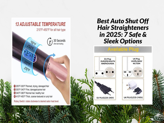 Best Auto Shut Off Hair Straighteners in 2025: 7 Safe & Sleek Options Reviewed
