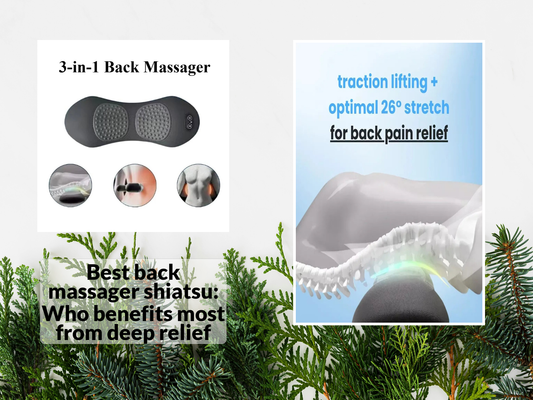 Best back massager shiatsu: Who benefits most from deep relief
