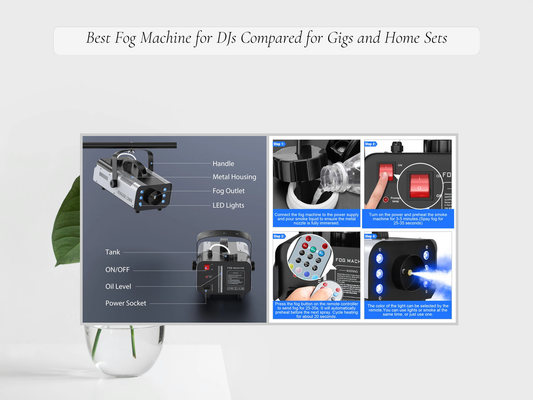 Best Fog Machine for DJs Compared for Gigs and Home Sets