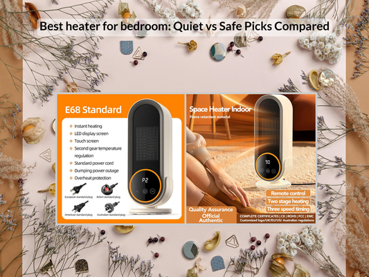 Best heater for bedroom: Quiet vs Safe Picks Compared