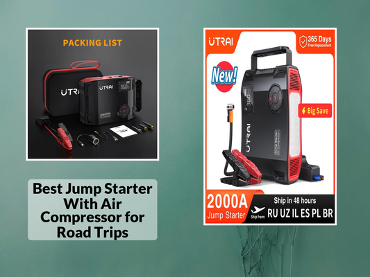 Best Jump Starter With Air Compressor for Road Trips