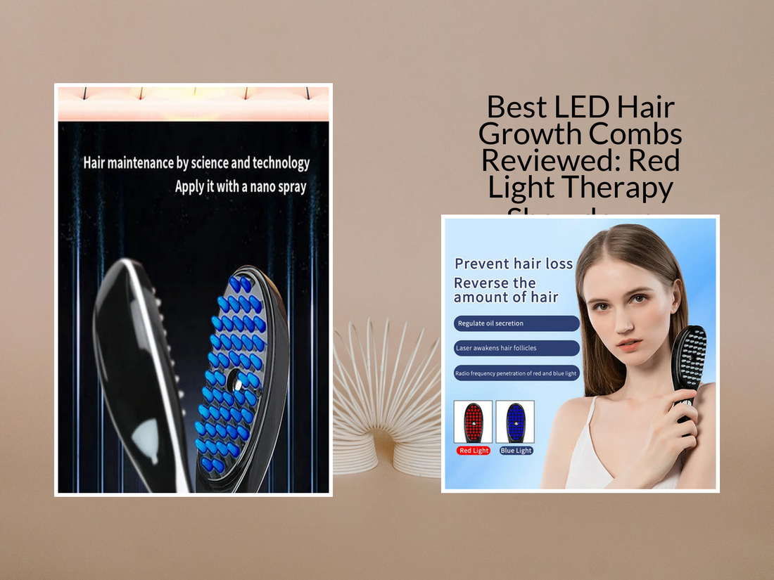 Best LED Hair Growth Combs Reviewed: Red Light Therapy Showdown