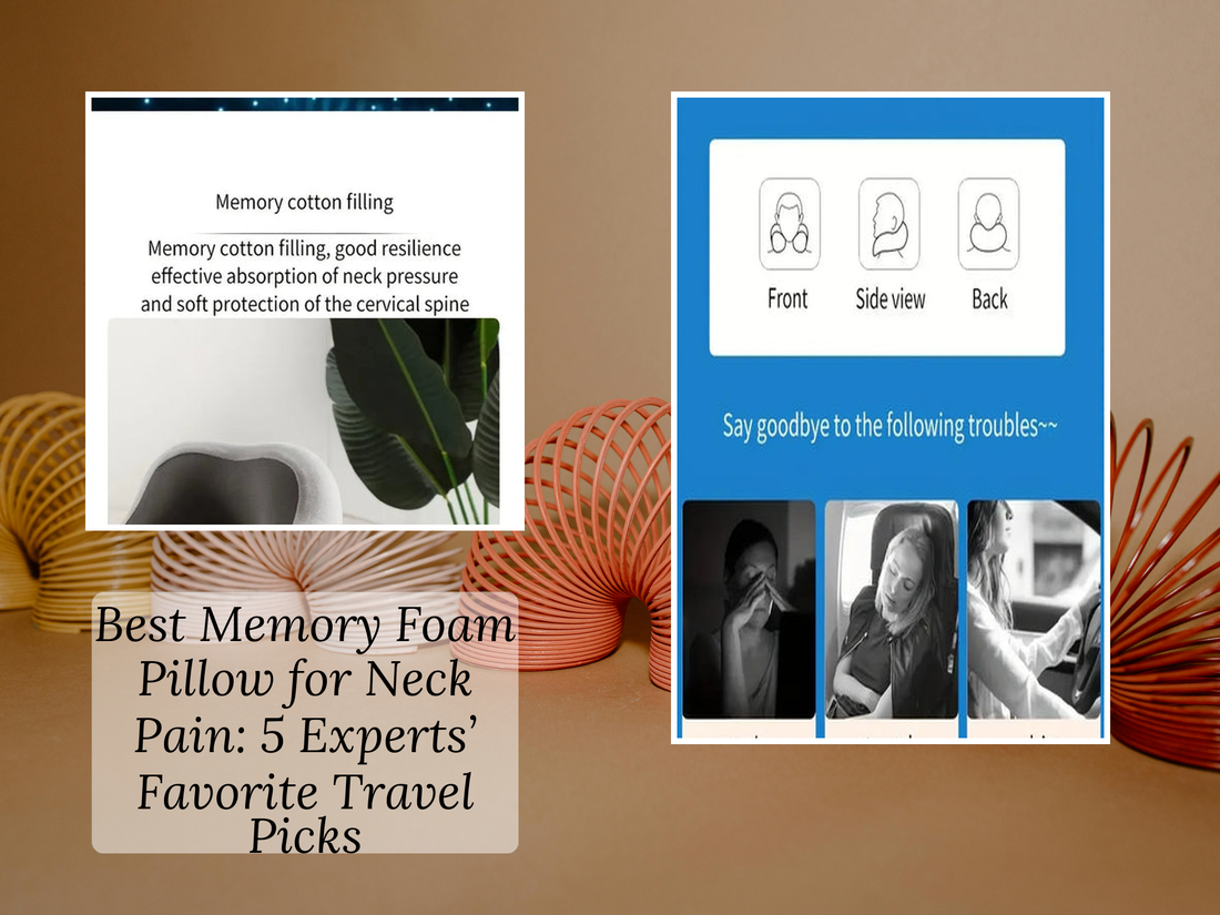 Best Memory Foam Pillow for Neck Pain: 5 Experts’ Favorite Travel Picks