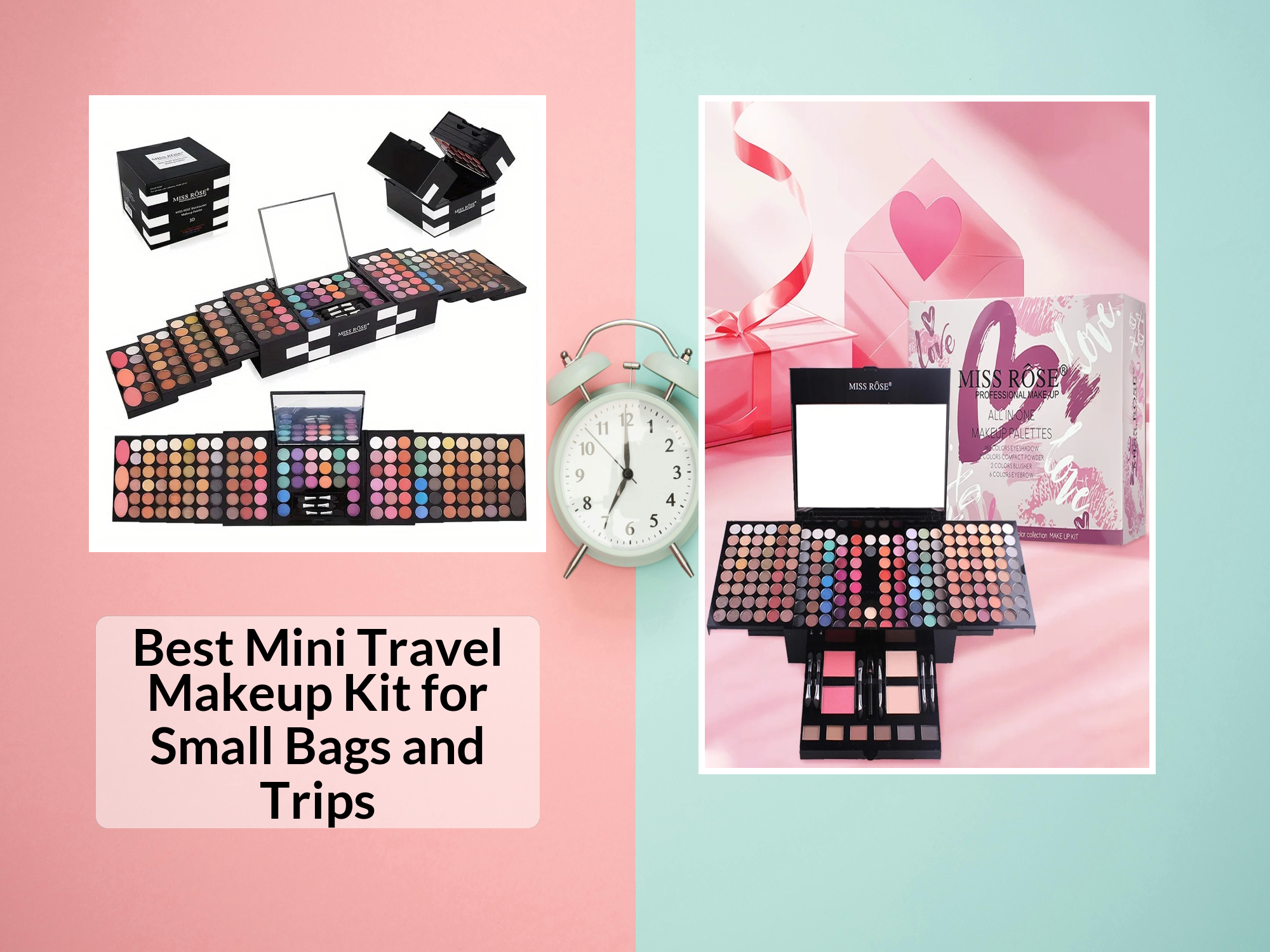 Best Mini Travel Makeup Kit for Small Bags and Trips – KentDO™ Healthy ...