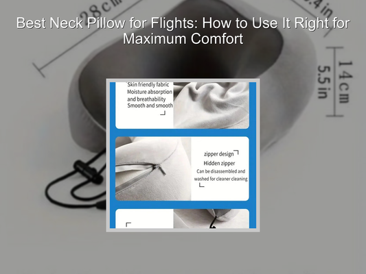 Best Neck Pillow for Flights: How to Use It Right for Maximum Comfort