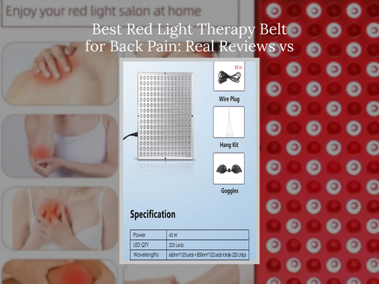 Best Red Light Therapy Belt for Back Pain: Real Reviews vs Hype
