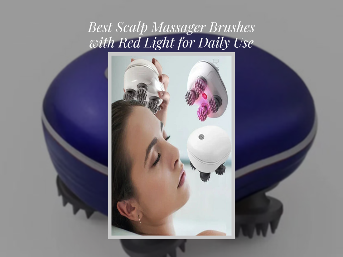 Best Scalp Massager Brushes with Red Light for Daily Use