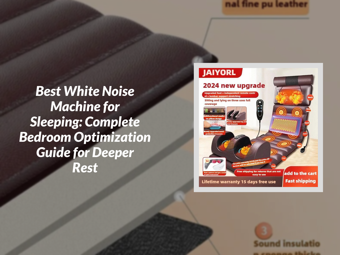 Best White Noise Machine for Sleeping: Complete Bedroom Optimization Guide for Deeper Rest