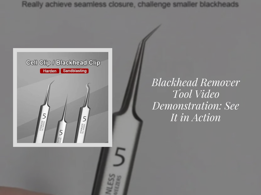 Blackhead Remover Tool Video Demonstration: See It in Action