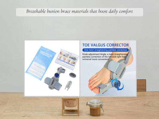 Breathable bunion brace materials that boost daily comfort