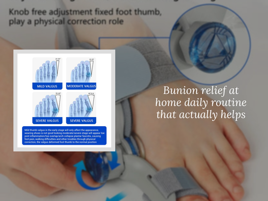Bunion relief at home daily routine that actually helps