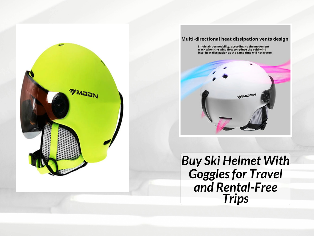 Buy Ski Helmet With Goggles for Travel and Rental-Free Trips