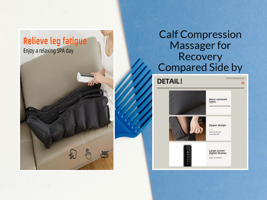Calf Compression Massager for Recovery Compared Side by Side