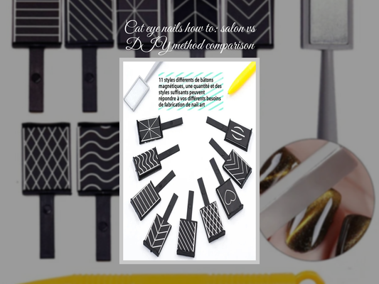 Cat eye nails how to: salon vs DIY method comparison