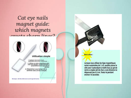 Cat eye nails magnet guide: which magnets create sharp lines?