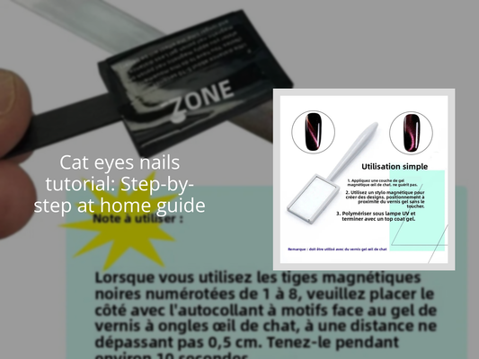 Cat eyes nails tutorial: Step-by-step at home guide