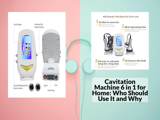Cavitation Machine 6 in 1 for Home: Who Should Use It and Why