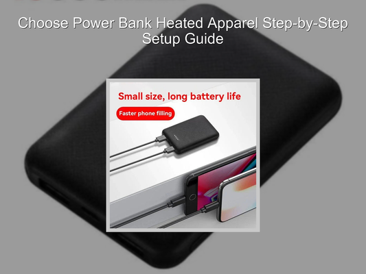 Choose Power Bank Heated Apparel Step-by-Step Setup Guide