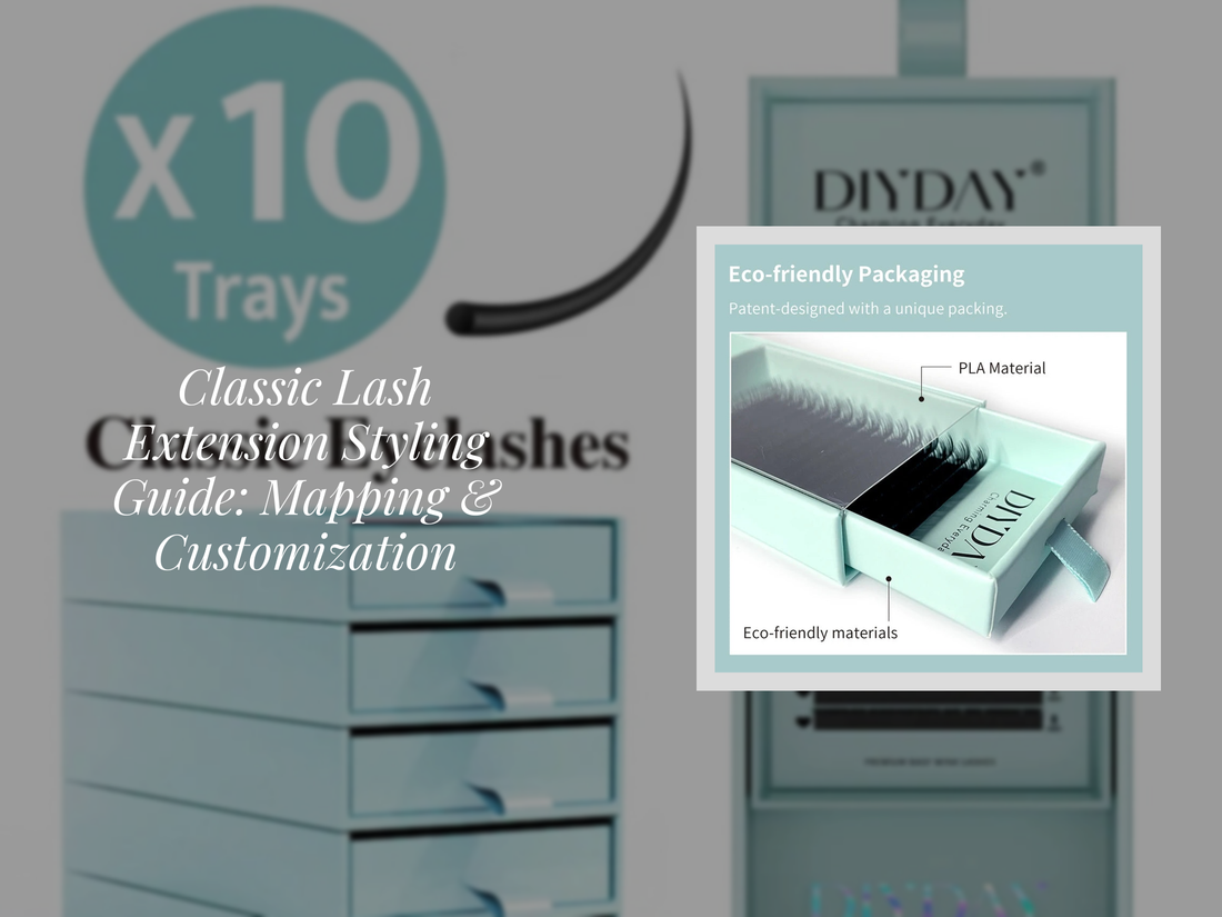 Classic Lash Extension Styling Guide: Mapping & Customization