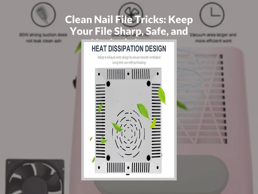 Clean Nail File Tricks: Keep Your File Sharp, Safe, and Hygienic Longer