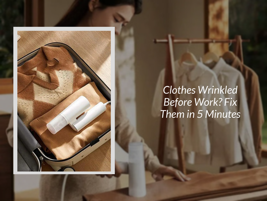 Clothes Wrinkled Before Work? Fix Them in 5 Minutes