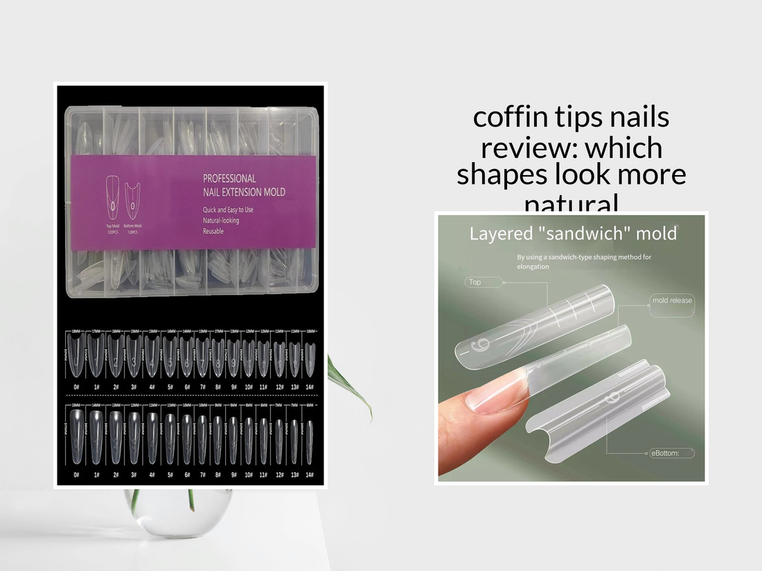 coffin tips nails review: which shapes look more natural