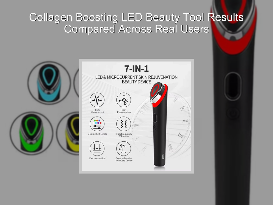 Collagen Boosting LED Beauty Tool Results Compared Across Real Users