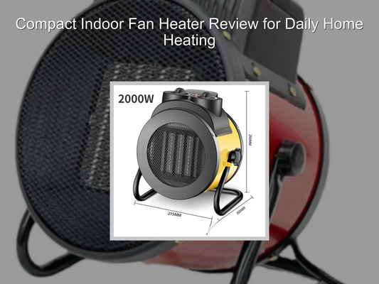 Compact Indoor Fan Heater Review for Daily Home Heating