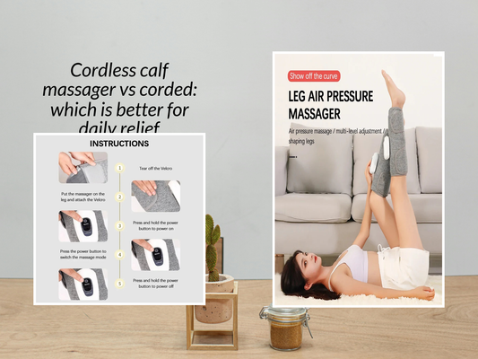 Cordless calf massager vs corded: which is better for daily relief