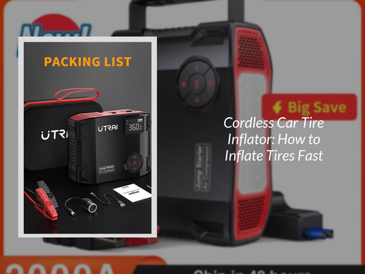 Cordless Car Tire Inflator: How to Inflate Tires Fast