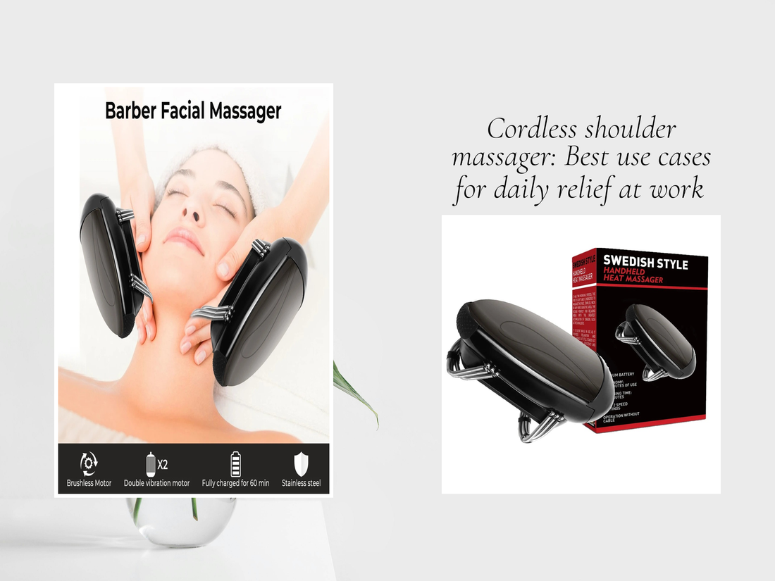 Cordless shoulder massager: Best use cases for daily relief at work