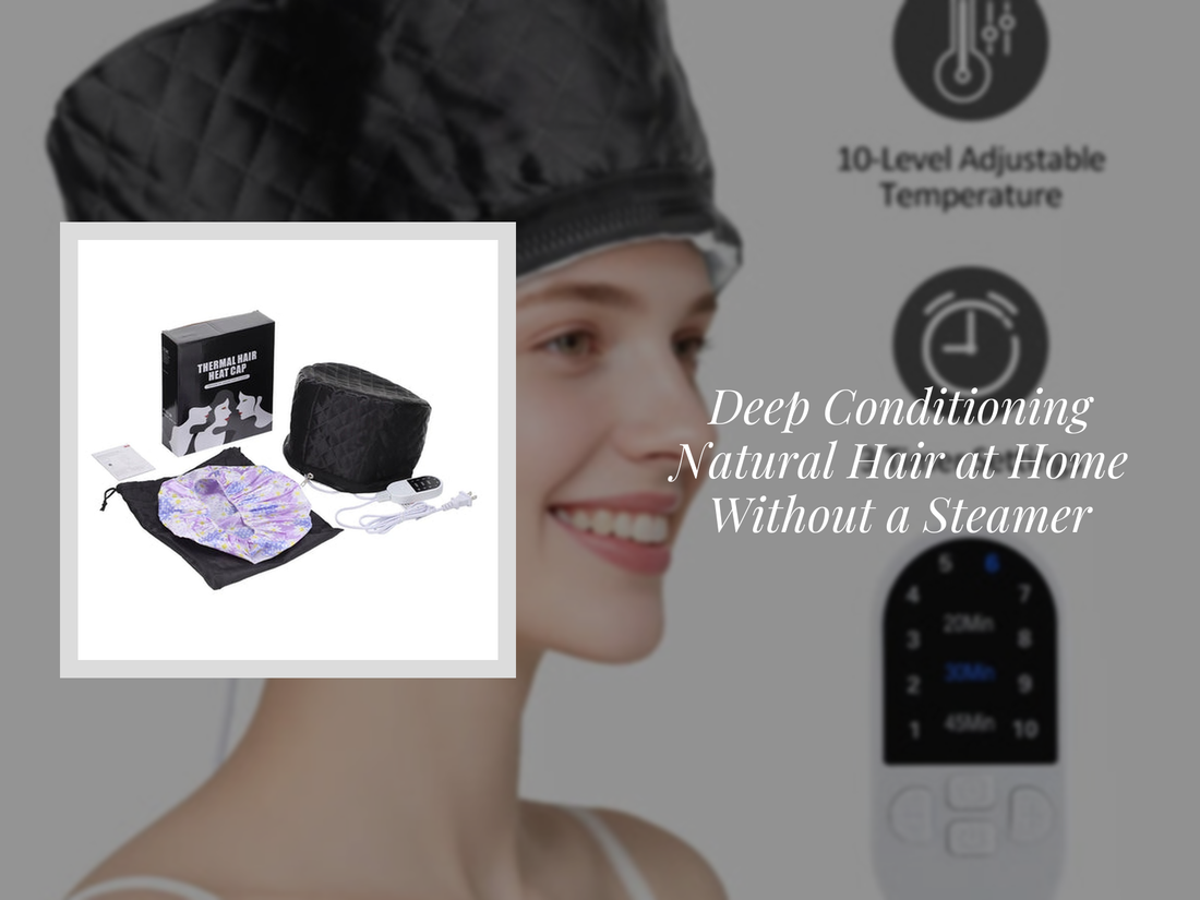 Deep Conditioning Natural Hair at Home Without a Steamer