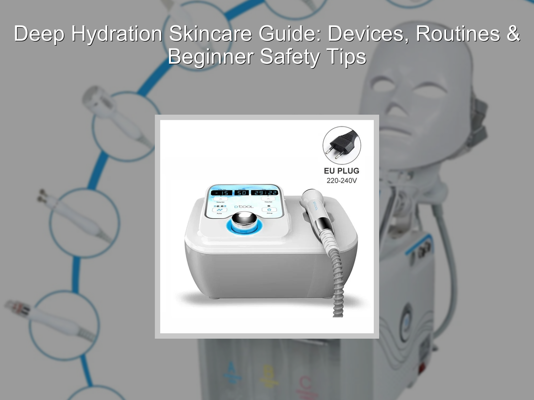 Deep Hydration Skincare Guide: Devices, Routines & Beginner Safety Tips