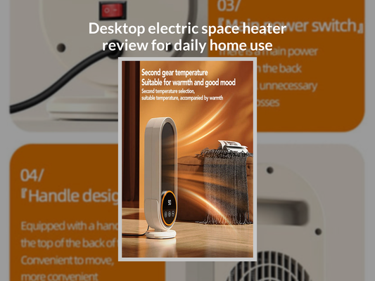 Desktop electric space heater review for daily home use