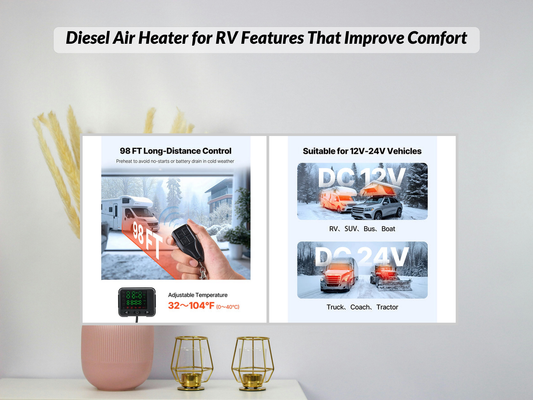 Diesel Air Heater for RV Features That Improve Comfort