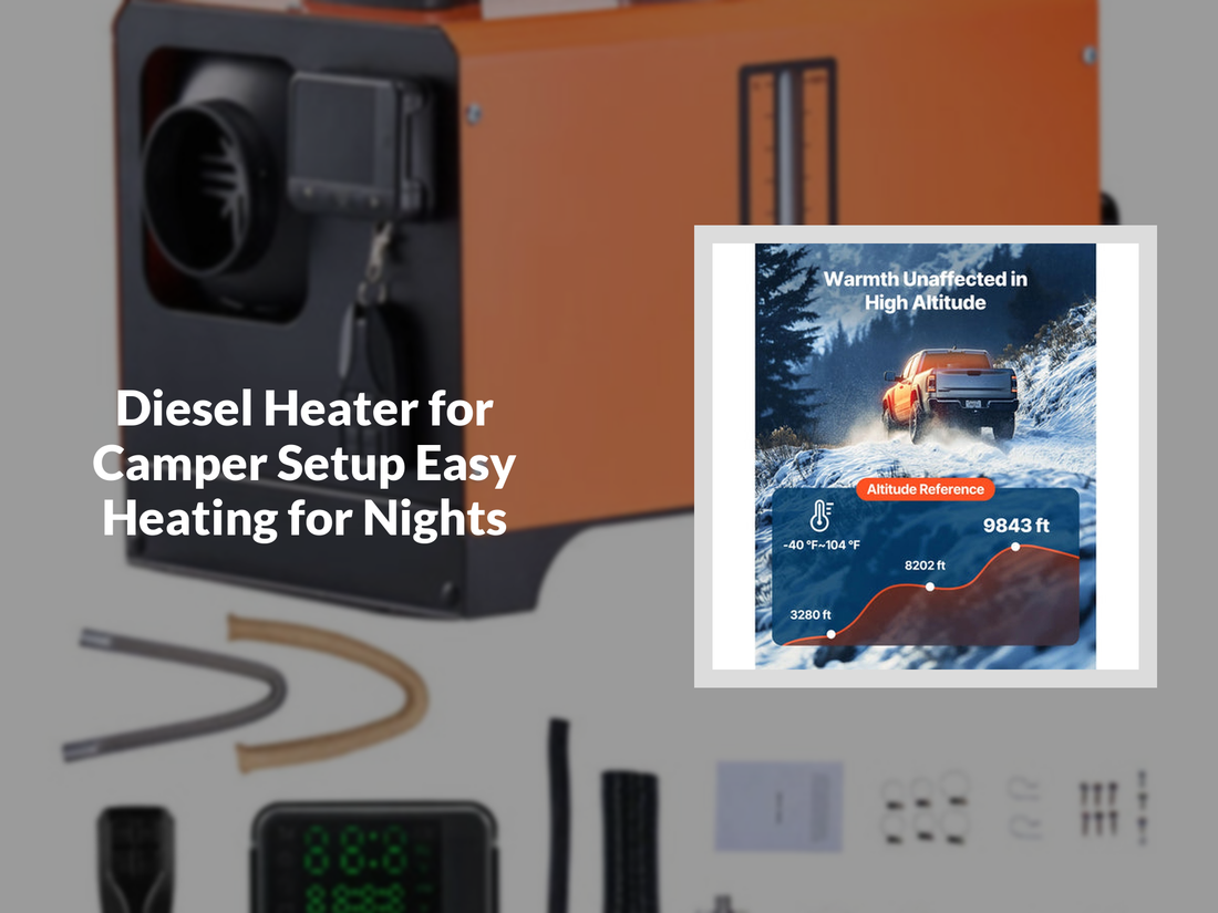 Diesel Heater for Camper Setup Easy Heating for Nights