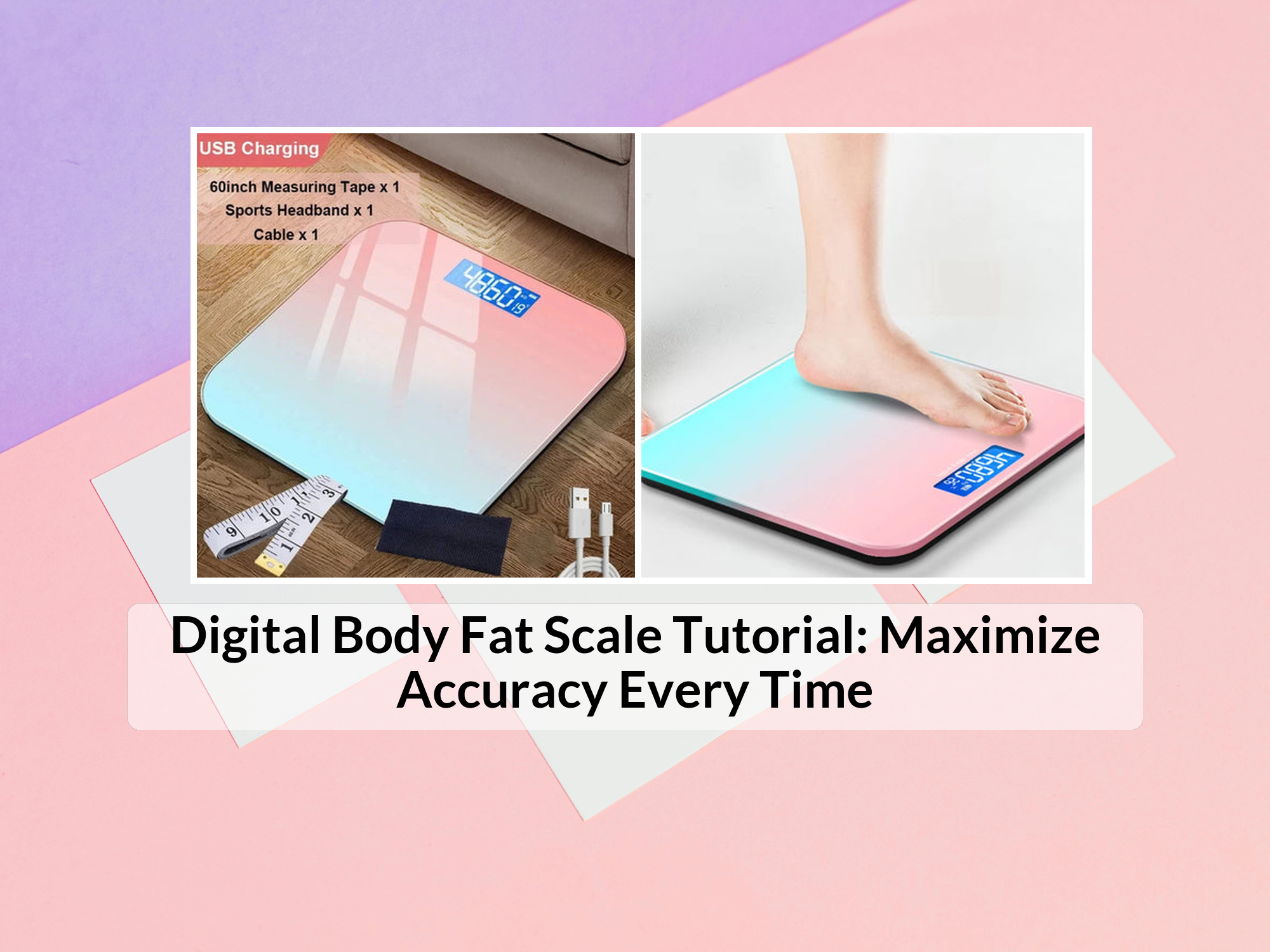 Finether Scale Digital Body Fat Scale Tutorial: Maximize Accuracy Every Time – KentDO ...