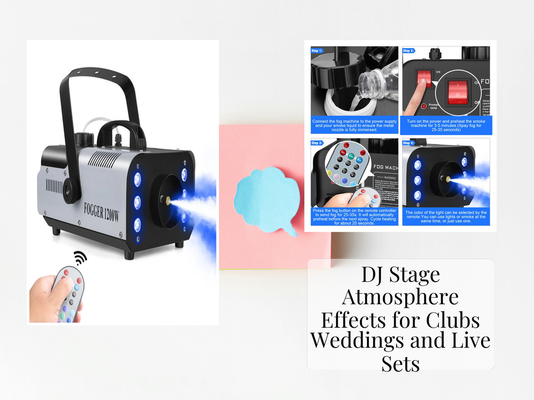 DJ Stage Atmosphere Effects for Clubs Weddings and Live Sets