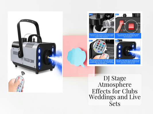 DJ Stage Atmosphere Effects for Clubs Weddings and Live Sets