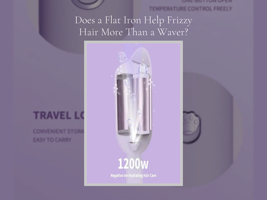 Does a Flat Iron Help Frizzy Hair More Than a Waver?