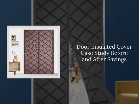 Door Insulated Cover Case Study Before and After Savings