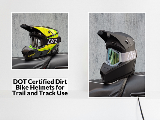 DOT Certified Dirt Bike Helmets for Trail and Track Use